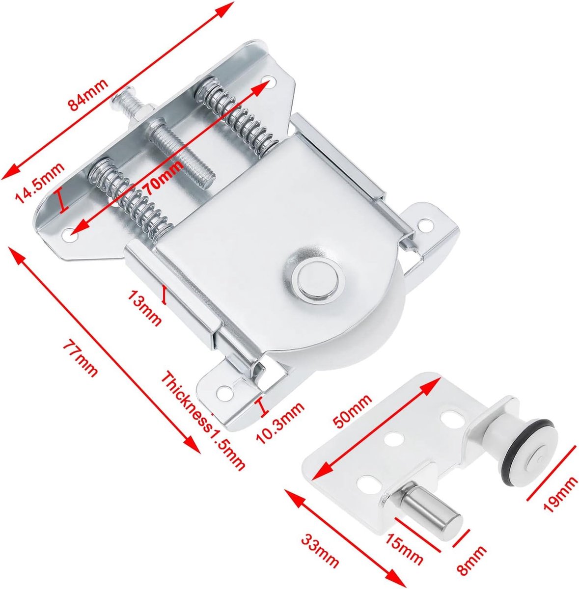 HETTICH Looprol voor schuifdeur 55x22x8,5 mm verzinkt, 2 stuks kopen HETTICH Looprol voor schuifdeur 55x22x8,5 mm verzinkt, 2 stuks kopen