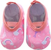 Anti slip schoentjes - Zwemschoenen - Waterschoenen - Strandschoentjes - Kinderen - Maat M (maat 22-23) - Regenboog