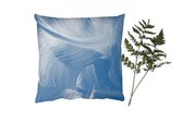 Sierkussens - Kussentjes Woonkamer - 50x50 cm - Acrylverf - Blauw - Design