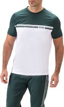 Sjeng Sports Coster tennis shirt heren groen dessin