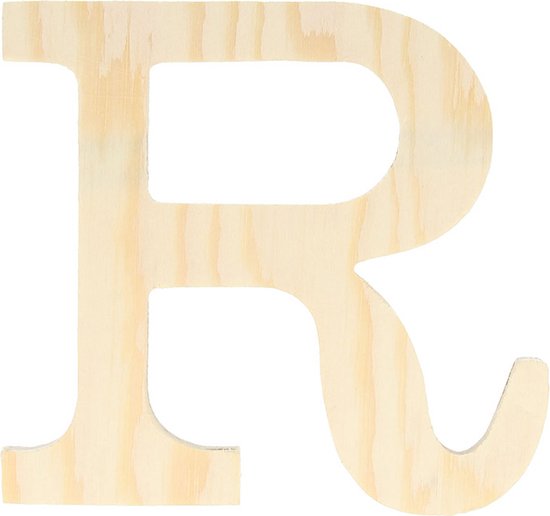 Artemio houten letter R 11.5 cm