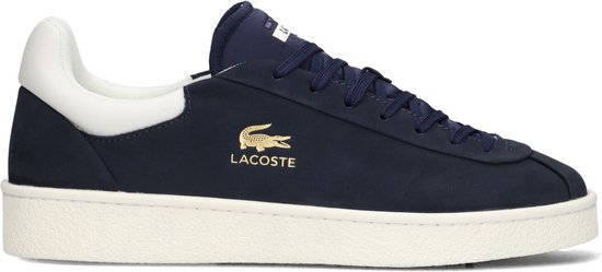 Lacoste Baseshot Premium Lage sneakers - Heren - Blauw - Maat 47