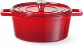 Bol.com Braadpan Geëmailleerd Gietijzer - HENDI - 37L - Rood - 317x240x(H)105mm - 626832 - Horeca & Professioneel aanbieding