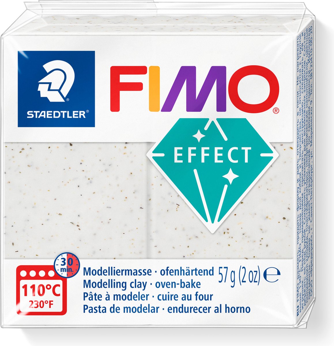 Fimo effect ovenhardende boetseerklei standaard blokje 57 g botanical seaweed