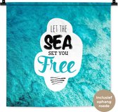 Tapisserie - Toile murale - Été - Dictons - Citations - 60x60 cm - Tapisserie