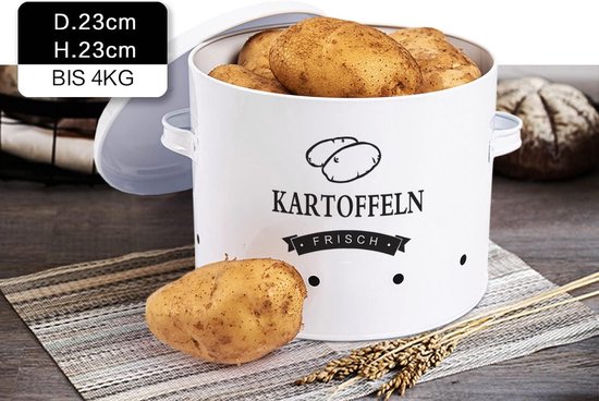 Earlwood Premium Aardappelopslag. Innovatieve Aardappelpot. Houdt je Aardappelen Earlwood Premium Aardappelopslag. Innovatieve Aardappelpot. Houdt je Aardappelen