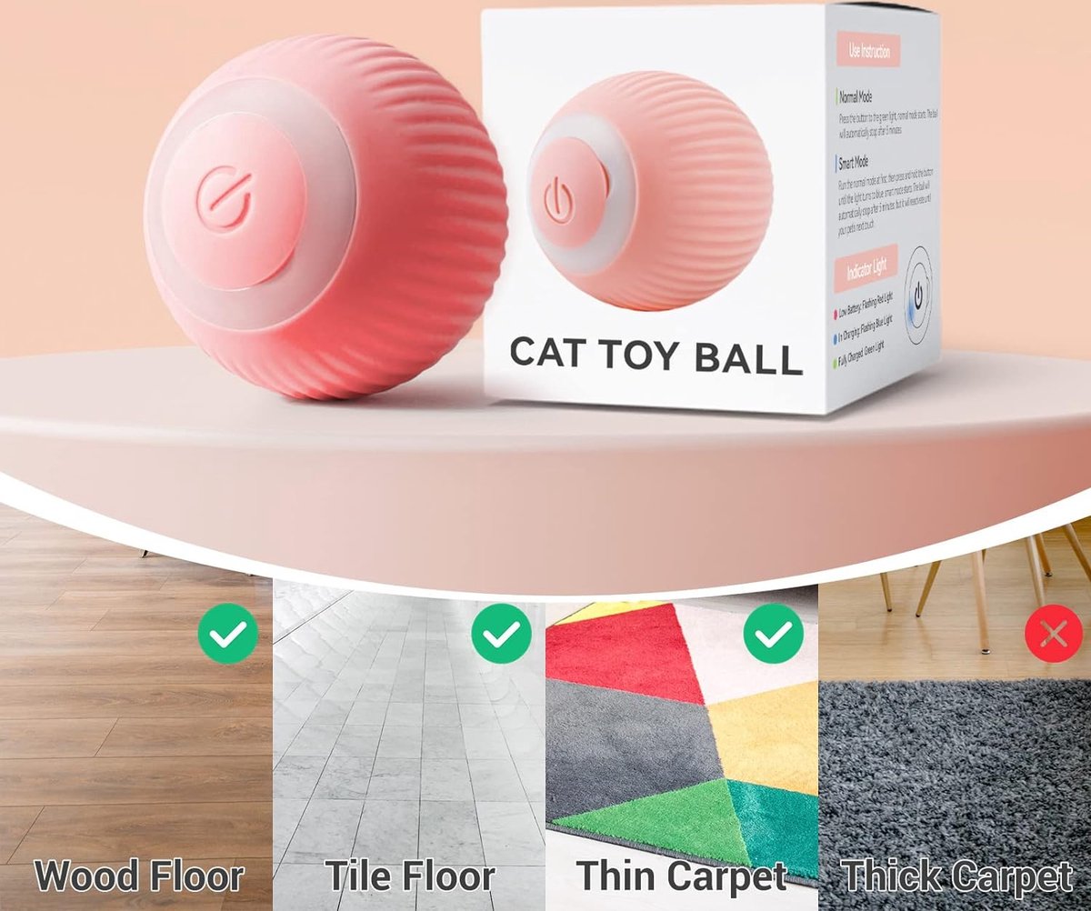 Elektronisch Interactief Kattenspeelgoed - Smart Motion Kitten Toy Met Jachtsimulatie