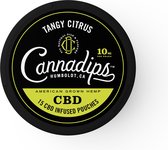 Cannadips CBD pouches Tangy Citrus Flavor 10 mg - 15 x