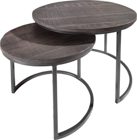 Mangohouten salontafel set van 2 Lente kopen? Bestel nu [20