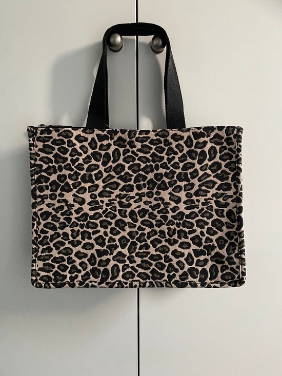 Shopper robuste de Luxe - Imprimé léopard - Léopold - sac pour femme - sac à bandoulière - cadeau de fête des mères - conseil cadeau maman -