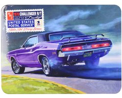 AMT Modelbouwpakket Auto - 1401 1970 Dodge Challenger R/T - USPS Auto Art Stamp Series Plastic - 1:25 - Modelbouw