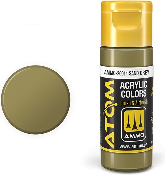 Ammo By Mig Light Sand Grau Acrylfarbe – 17 Ml, Wasserlöslich, Ungiftig, Made In Spain