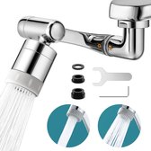 Fixation de robinet d'aérateur, aérateur rotatif à 1440 °, aérateurs pour Robinets, extension de robinet à 2 fonctions de pulvérisation pour Cuisine/salle de bain