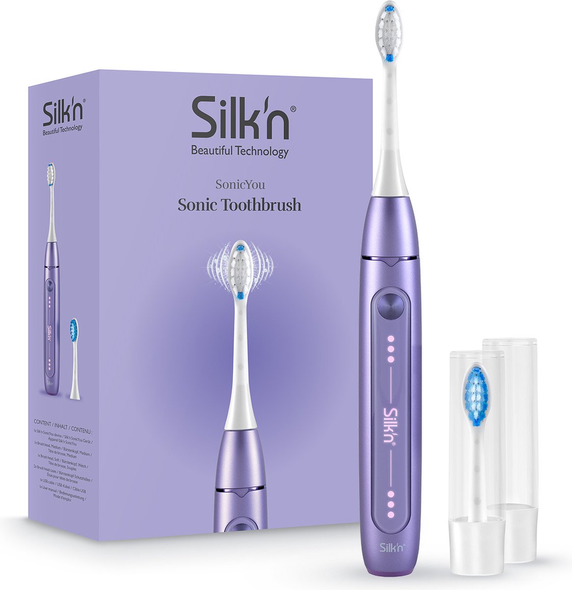 Silk'n SonicYou Volwassene Sonische tandenborstel Paars