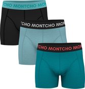MONTCHO - Dazzle Series - Boxershort Heren - Onderbroeken heren - Boxershorts - Heren ondergoed - 3 Pack - Premium Mix Nature - Heren - Maat XL