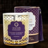 Song of India - Geurkaars in glazen pot - Tridosha Lavendel Citroengras