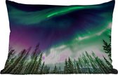 Buitenkussens - Tuin - Noorderlicht - Naaldboom - Alaska - 50x30 cm