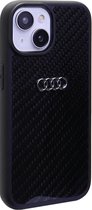 Audi iPhone 15 Hardcase Backcover R8 Serie - Zwart