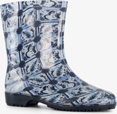Dames regenlaarzen met Delf blauw print - Maat 39 - 100% stof- en waterdicht