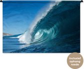 Wandkleed - Wanddoek - Zee - Water - Golf - 150x100 cm - Wandtapijt
