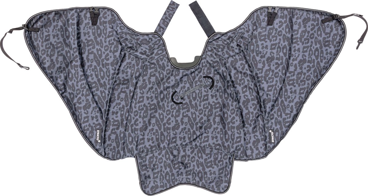 SAMPLE SALE - Stricto Premium A++++ Leopard Grey Scooter Beenkleed – La Souris, Santini, BTC, AGM, GTS & IVA – Waterdicht & Winddicht – Beenwarmer – Beschermingsniveau A++++ – foto 2