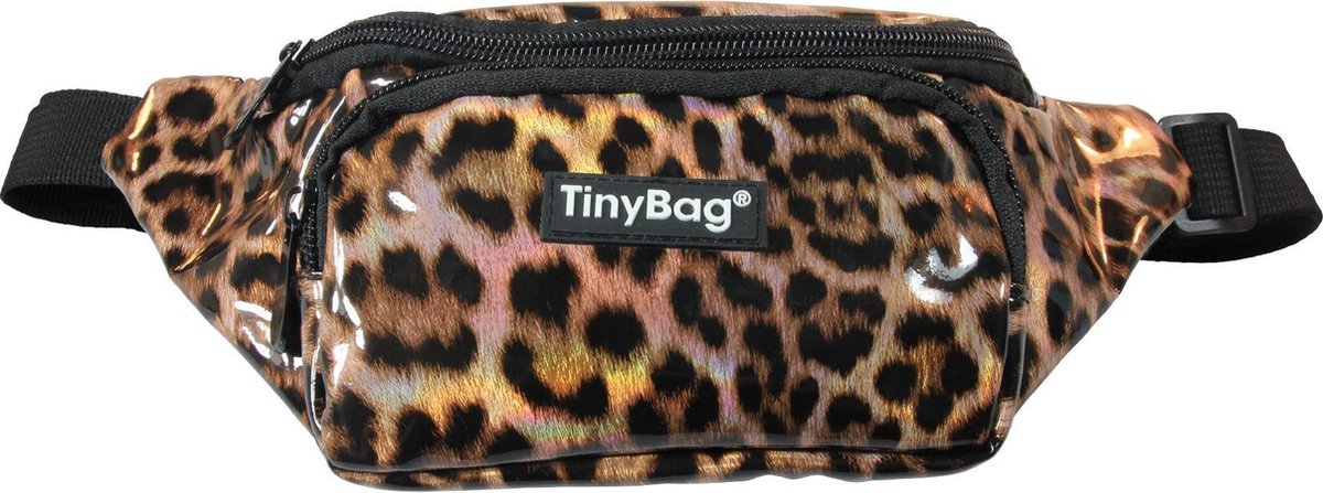 TinyBag - Heuptas - Shiny Tiger - Tijger print - Panter print | bol.com