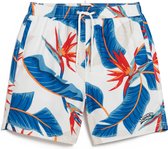 Superdry Broek Hawaiian Print 17 Swim Short M3010232a Optic Paradise Mannen Maat - XL