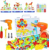 BOTC Bouwset - 237-Delig - Montessori speelgoed- educatief speelgoed- constructie speelgoed