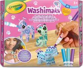 Crayola - Washimals - Hobby Package - Ensemble de recharge Pets avec 3 chiots couleurs pastel