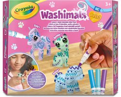 foto van Crayola - Washimals - Hobbypakket - Pets Navulset Met 3 Puppy's Pastelkleuren