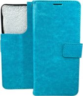 Portemonnee Book Case Hoesje Geschikt voor: Oppo Reno 8 5G - Turquoise