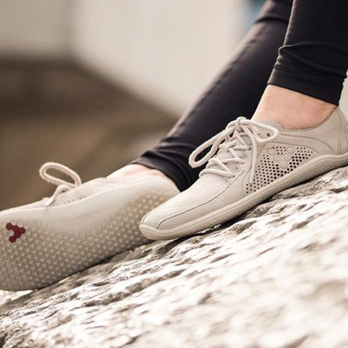 Vivobarefoot Primus Lux Natural Vrouwen Barefoot Schoenen Beige