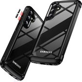 Casemania Hoesje Geschikt voor Samsung Galaxy A15 Zwart - Armor Back Cover