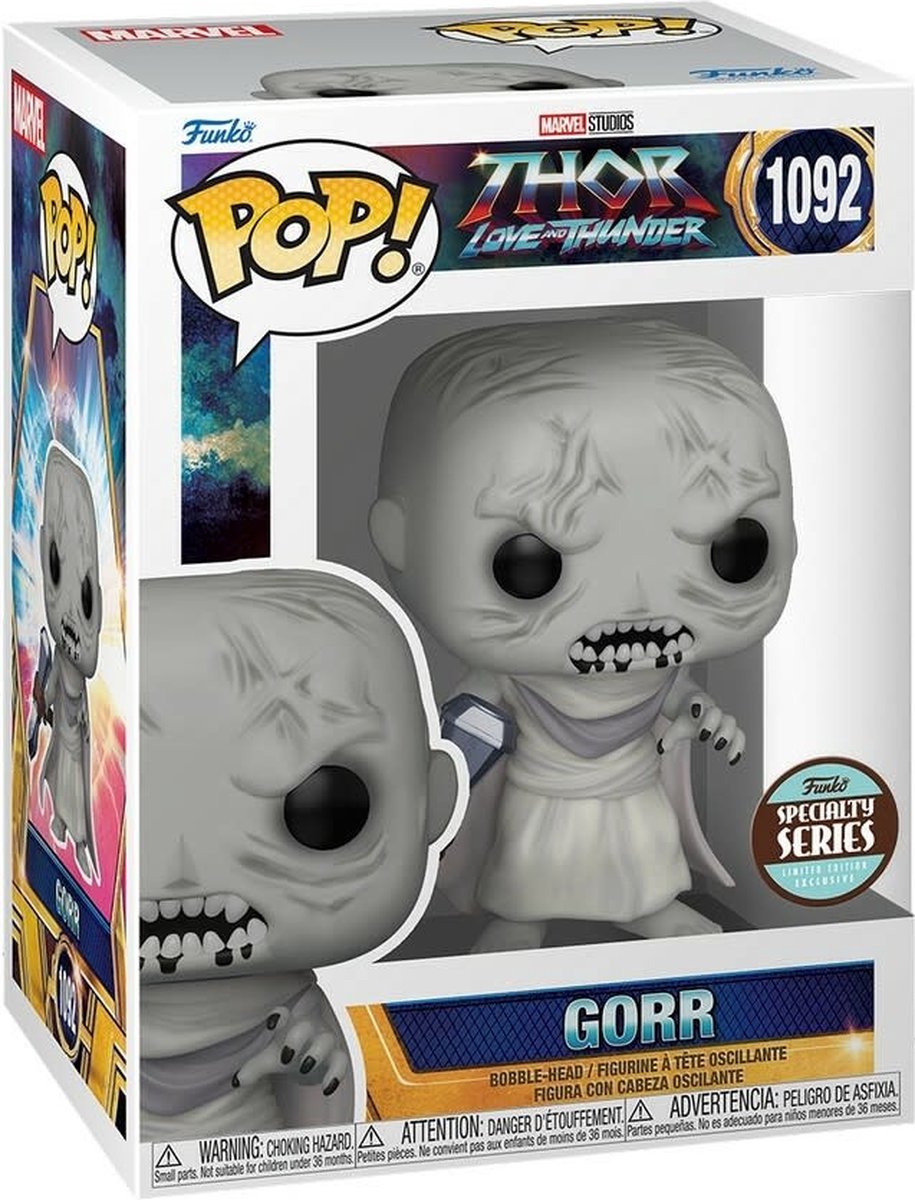 Funko Pop! Marvel: Thor Love and Thunder - Gorr 9cm vinylfiguur thumbnail 5