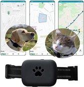 Tracker Hond - Tracker Kat - Tracker Huisdier - Tracker GPS Volgsysteem Hond - Tracker GPS Hond - Zwart