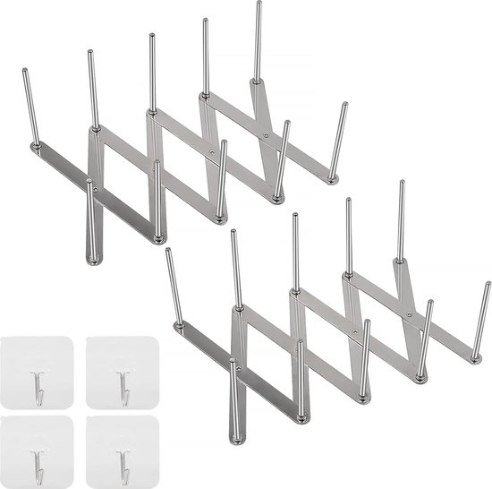 Aan de muur bevestigde potdeksel organizer keukenr Aan de muur bevestigde potdeksel organizer keukenr