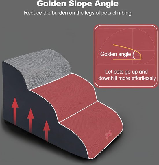 Escaliers pour chiens pour lit et canapé, escaliers pour animaux de compagnie, escaliers pour chiens