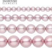 Swarovski Elements, 65 stuks Swarovski Parels, 6mm, powder rose (5810)