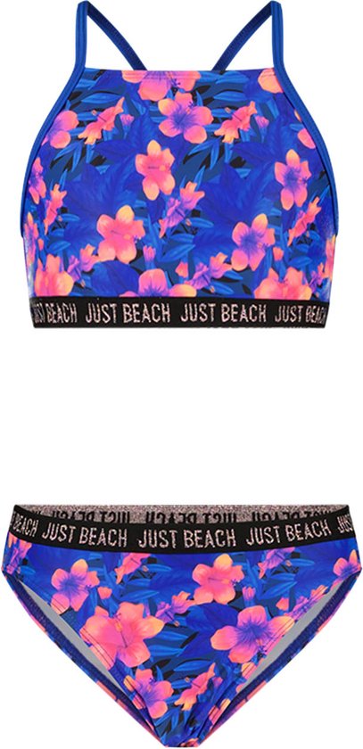 Just Beach J401-5010 Meisjes Bikini - Jungle flower - Maat 170-176