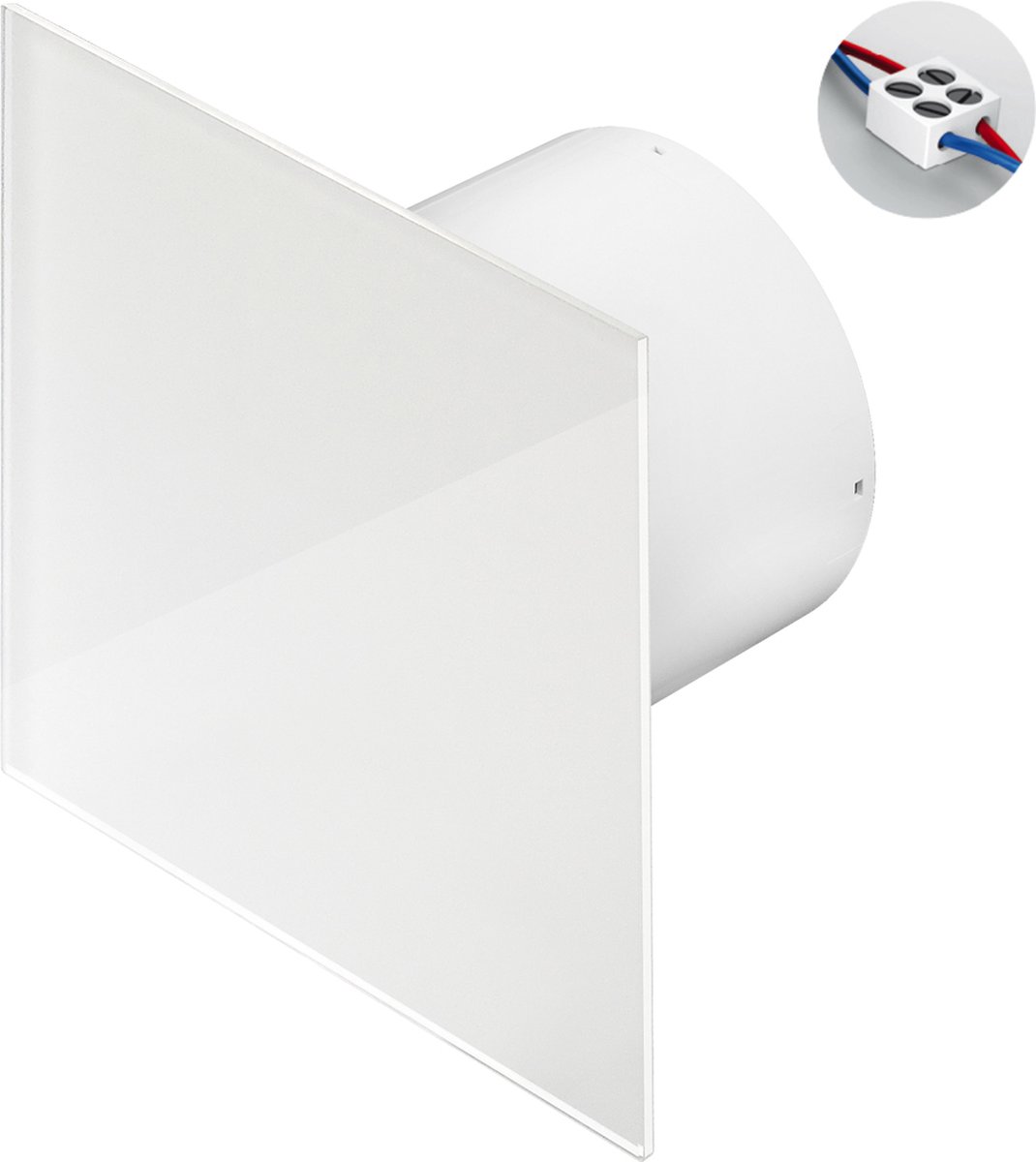 Awenta badkamerventilator 125 mm - 145 m³/h - Silent model - Wit - Extra stil