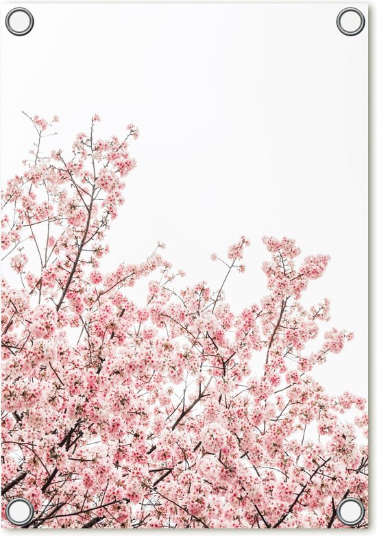 Zoedt tuinposter - tuindoek - foto met bloesem - 60x80cm