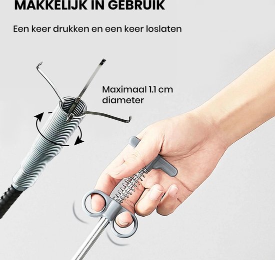ontstoppingsveer met polypropyleen trommel – 6 – Silverline