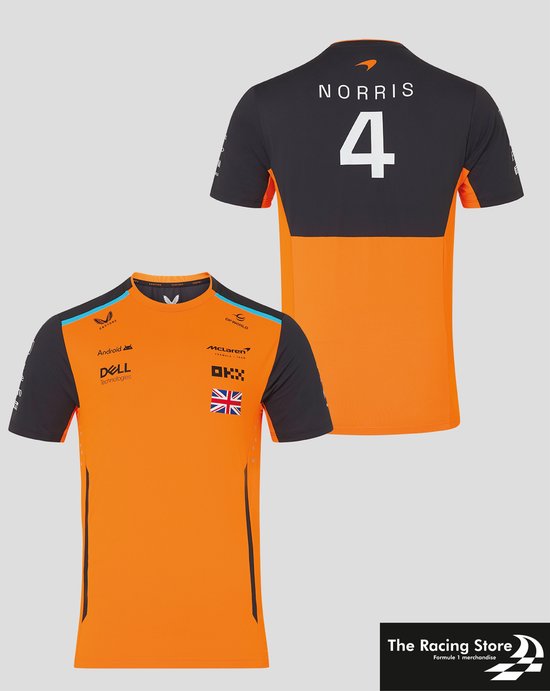 Mclaren Norris Shirt Oranje 2024 M - Lando Norris - Formule 1 - LN4