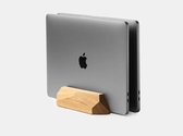 Oakywood Dual Laptop Dock - Massief Eiken - Echt Hout Verticale MacBook/Laptop/Tablet Standaard - Clean Desk Design