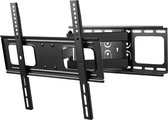 WM4452 draai- en kantelbare TV muurbeugel - 32/65 inch - tot 50 kg - VESA 400 - 180° draaibaar - zwart