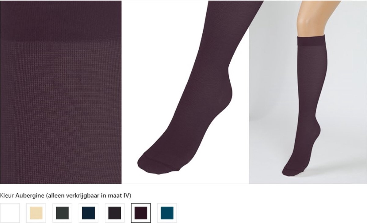 Reiskousen, Travelkousen, Compressana Twist, Unisex, aubergine, maat 42-44 (IV)