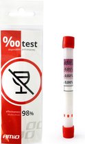 AMiO Alcohol Wegwerp Blaastest met Hoge Nauwkeurigheid Promille Percentage Testen