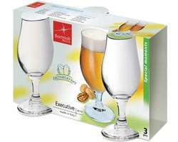 3x speciaalbier glazen - 375 ml - tulpvormige bierglazen