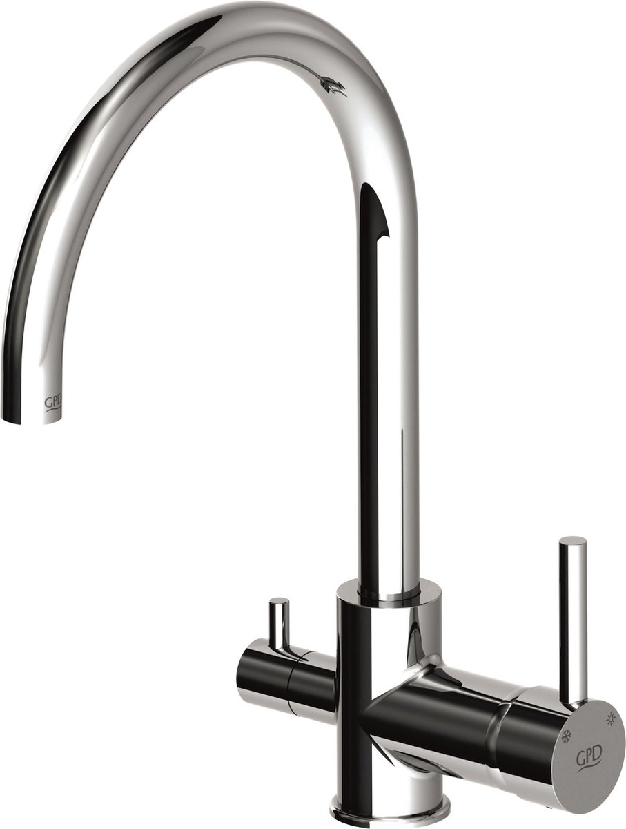 ACTIE:GPD Keukenkraan Mar70, 3in 1 keukenmengkraan, Waterfilter Filterkraan, speciaal voor osmose systeem keukenkraan.