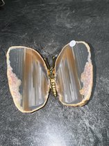 Agaat Vlinder de Luxe nr. 3 (goudkleurig lijfje)